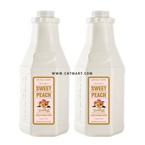 까로망 마이 복숭아 농축액 2kg 2개묶음, 단품