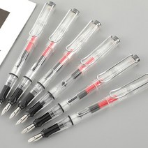 스퀘어닙 만년필 6종 이탤릭체 캘리그라피 2.9mm, 색상, 만년필 펜촉굵기