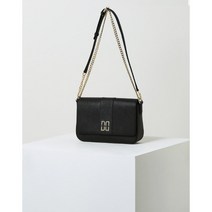 21FW [populet]블랙 DD로고 소가죽 크로스백 WCBA1F491BK