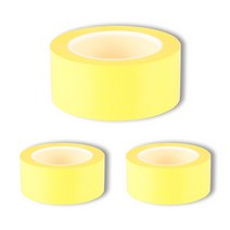한신케미칼 라인테이프 50mm x 30M, 황색 3개