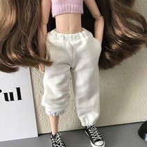 베이비돌 장난감 어린이장난감 Dl벨 브라이스 인형 셔츠 일반 루즈 오버사이즈 블라우스 긴 소매 상의 및 바지 리카 OB24 아존 의류, [01] only Doll Clothes, [13] White Pants
