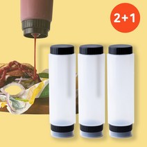흐르지않는 거꾸로소스통, 3개입(굵은소스용), 710ml
