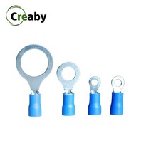 터미널압착기 10/25/50/100 Pcs RV2 1.5-2.5mm 링 절연 압착 단자, 01 M3 RV2-3, 01 10PCS