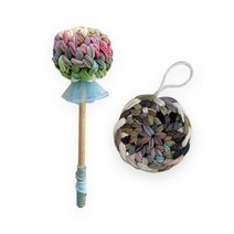 양말목공예 지압봉 diy 중학생 어르신 만들기 키트 업사이클링 동영상 설명서 제공 단체미술 봉사활동