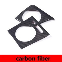 포르쉐 파츠 리얼 카본 파이버 중앙 컵 홀더 커버 트림 인테리어 타이칸 2019 2020 2021 2022, Carbon Fiber