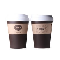 Qualy 퀄리 커피빈 인테리어 휴지통 (10리터), 화이트