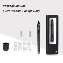 와컴 매직트랙패드 웹툰그리기패드 웹툰장비 인튜어스 45pro cintiq용 와컴 wacom 그립 펜(kp-501e), 와콤 패키지 포함