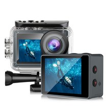 UCOKO G40 듀얼 컬러 스크린 야외 스포츠 카메라 다이빙 자전거 오토바이 블랙박스