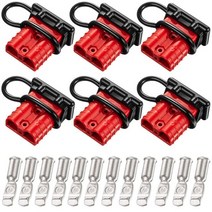 6-10 게이지 배터리 퀵 커넥터 50A 12-36V 분리 와이어 하네스 플매트 카펫 러그 키트, 01 6SETS