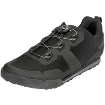 Giro Tracker 남성용 산악 사이클링 신발 블랙 스파크 (2023), 12, Black