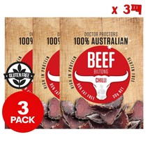 Doctor Proctors Australian Beef Biltong Chilli 탁터프록터스 오스트레일리아 소고기 빌통 칠리 30g 9팩