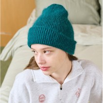 샐러드볼즈 ANGORA BEANIE GREEN