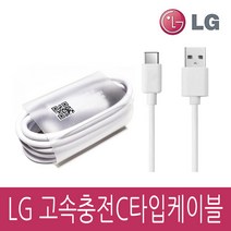 LG정품 고속충전 C타입케이블, 1개