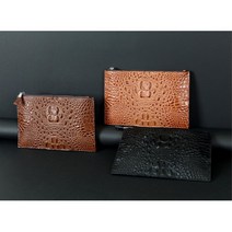 패션코디 크로크다일 패턴 클러치백 기능성 수납공간 셀럽가방 20대남자