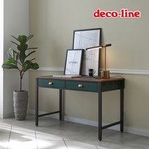 데코라인 코넬 퓨어 1200 컴퓨터 서재 책상 DDW046C, 화이트