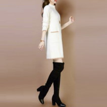 르엠마 바스케스 겨울니트 겨울스웨터 여자니트 여성니트 여자스웨터 여성스웨터 스웨터 롱 니트 여자긴팔 루즈핏 롱원피스 가을원피스 롱니트 겨울원피스 니트 원피스