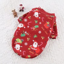 플러스 벨벳 인쇄 크리스마스 애완 동물 고양이 강아지 옷 개 자켓 디자이너 개 크리스마스 옷 작은 대형 개 의상