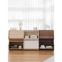 펠리컨박스 다기능 수납 보관 틈새공간 우드, 1 조각, 표면 폭 20cm STB-200D 원목 색상