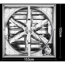 급기팬 정화조 병원 아파트 급기 팬 베란다 산업용, 800형 380V 업그레이드