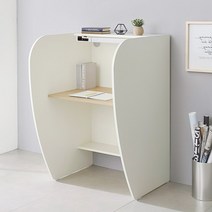 e스마트 스카이A 독서실책상 / LED스탠드 세트, 메이플