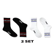 크럼프 [삭스] 레터링 (CA0003-1)-2set - BLACK 125328