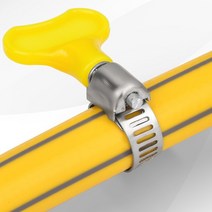 [25개] 반도 일반 수도용 클램프 밴드 스텐 나비 호스 조임, 호스고정밴드