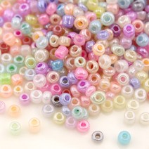 컬러 시드비즈 [파스텔] 구슬 공예 재료 팔찌 만들기, 3mm, 8100. 믹스