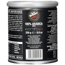 독일직구 Cafe Vergnano 1882 카피 복용량 100% 아라비카 게말렌 모카 - 250g-Packung, 수량, 상세참조