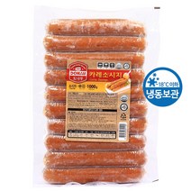 푸드올마켓_ 도나우 카레소시지 1kg /냉동, 단품, 단품