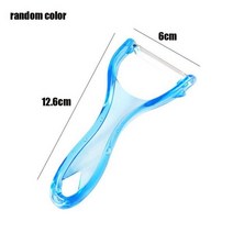 스테인레스 스틸 야채 커터 필러 다지기 칩 다기능 샐러드 과일 주방 액세서리 도구, random color - 04