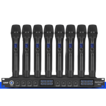 마이크세트 구스넥클램프 8 무선 회의용 마이크 UHF, KL8 무선 원터치 핸드, 정부표준배치