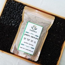 블랙푸드4총사 22년 햇 국산선식 서리태30% 약콩30% 흑임자20% 쪄서볶은 아침선식 검정콩가루, 블랙푸드4총사선식 300g