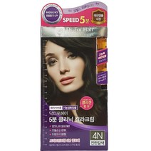 메디힐 닥터포헤어 5분 클리닉 칼라크림 4N 진한갈색, 4개, 4N진한갈색