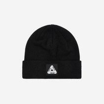 팔라스 트라이퍼그 패치 비니 블랙 - 22FW Palace Tri-Ferg Beanie Black - 22FW