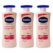 바세린 인텐시브 케어 헬씨 핸드 앤 스트롱거 네일 로션, 600ml, 3개