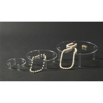 소품진열대 인테리어받침대 아크릴 상품디피 백화점 전시용 원형 / 대중소, 중