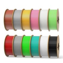 Dikale PLA 3D 프린터 필라멘트 1.75mm 500g 스풀 야광 색상 3팩 엉킴 없음 인쇄하기 쉬운 1.5kg 번들 세트 효과가 있는 그린 효과 블루 USA 미국, 500g-12 Packs-pla-2