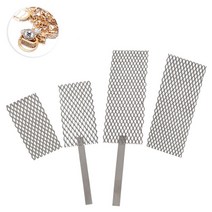 손잡이가 있는 백금 티타늄 메쉬 전기 도금 전극 금 및 은 주얼리 양극 1 개, 06=200x300mmx1mm