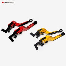 BIKERS 바이커즈 바이크 오토바이 혼다 PCX125 21-22 ABS 폴딩 조절식 브레이크레버, 골드 2개 1세트, 2개