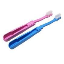 여행용 칫솔 세면도구 접이식 휴대용 칫솔, 20개