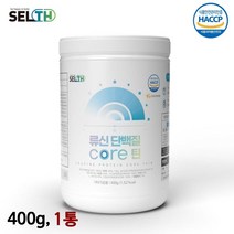 셀스 류신 단백질 CORE 틴 400g 류신단백질 코어 프로틴 필수아미노산 루신 유신 뉴신 누신 뮤신 균형 동물성 식물성 분리대두 유청단백질 산양유단백질 bcaa 근육 류신함유, 1통