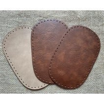 [라운드]비건 가죽 가방바닥 가방밑판 가죽바닥, 블랙브라운