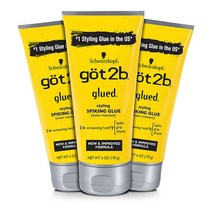 Got2b 글루드 스타일링 스파이킹 헤어 글루 170g 3개