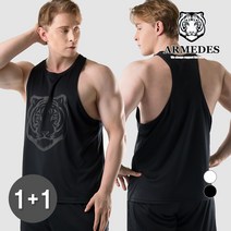 [1+1] 아르메데스 크루넥 남자 헬스나시 데일리 머슬핏 짐웨어 AR-116