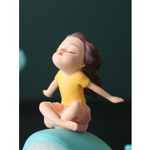 인테리어소품 장식 물건 고래 소녀 바다 방 소품 장식품 물고기 조각상, C 바람을타고바다의조합