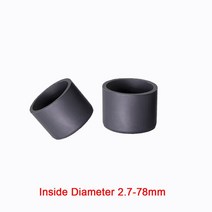 2.8mm-78.5mm 실리콘 고무 라운드 캡 의자 가구 피트 파이프 튜브 엔드 커버 더스트 씰 보호 가스켓 화이트, 02 Black_16 17.7mm-4pcs