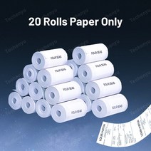 라벨 프린터 미니 휴대용 감열 열전사 블루투스 무선 빌 메이커 모바일 지원, 7.only paper
