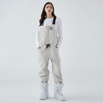 스노우 보드복 남녀 멜빵바지 방수 방풍 보온 편안한 하의