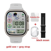 스마트워치 849mm 420*485 NFC 리로지오 intente PK ZD8, Grey-ocean Black_49mm