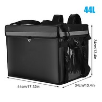 배달 가방 대용량 피자 배달 가방 음식 누출 방지, 1.44L